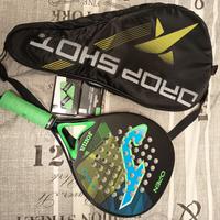 Racchetta padel Joma Open, custodia e nastro grip