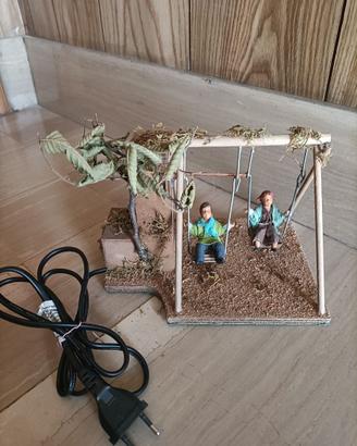 Statua Pastore in movimento presepe napoletano