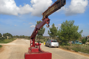 Gru semovente più braccio telescopico