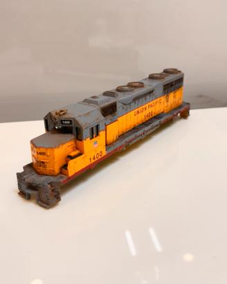 i locomotiva Union Pacific GP40 in scala HO 1:87,