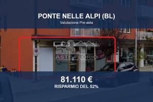 Immobile in asta di 165 m² a Ponte nelle Alpi