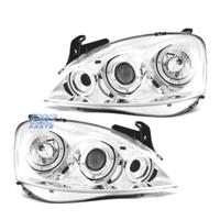 FARI OPEL CORSA C 00-06 ANGEL EYES FONDO CROMATO