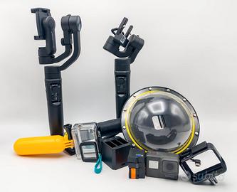 GoPro 5 + Gimbal ActionCam + Gimbal Smartphone