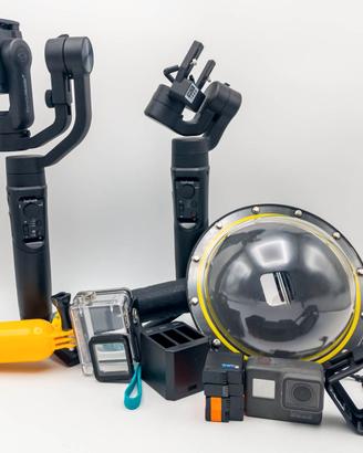 GoPro 5 + Gimbal ActionCam + Gimbal Smartphone