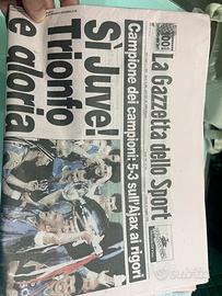 Gazzetta dello sport Juve Campione