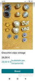 Orecchini clips vintage
