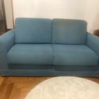 Set di Divani blu a due posti