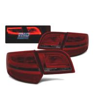 FANALI A LED PER AUDI A3 8P SPORTBACK 04-08 ROSSO 