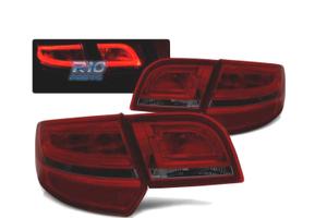 FANALI A LED PER AUDI A3 8P SPORTBACK 04-08 ROSSO 