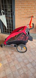 Rimorchio passeggino bicicletta - Papilio Fox