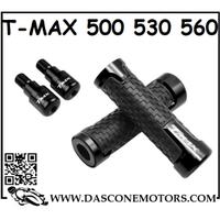 COPPIA MANOPOLE E BILANCERI CON SCRITTA TMAX NERO