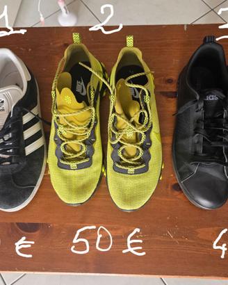 Scarpe Adidas Nike Palladium taglia 44