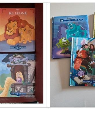 7 libri Rapunzel-Re Leone Disney-Ralph-Arlo+Monste