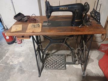 Macchina da cucire d'epoca Pfaff 34