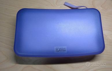 Porta CD DVD con cerniera zip