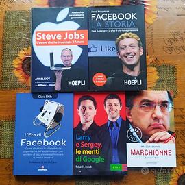 Libri biografici Steve Jobs Zuckerberg Marchionne