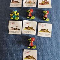 7 personaggi Carletto (5 diversi e 2 doppioni)