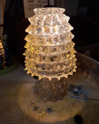 Lampada da tavolo in vetro Rostrato 