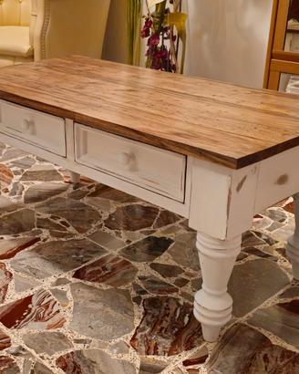 Tavolino tavolo tv shabby chic