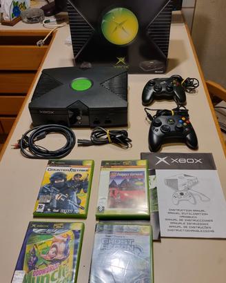 Xbox prima versione boxata + giochi