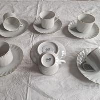 Servizio vintage tazze porcellana Realty da 6