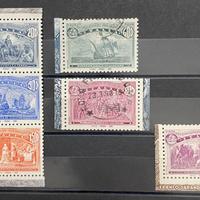 Francobolli Italia 1992 500 Scoperta America USATI