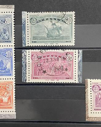 Francobolli Italia 1992 500 Scoperta America USATI
