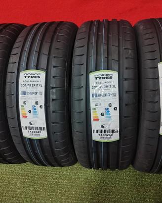 205 45 17 Gomme Estive Nokian 205 45 R17