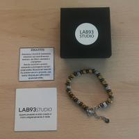 Bracciale Ematite Oro e Nero Unisex - Fatto a mano