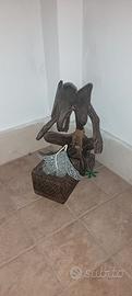 Statue in legno