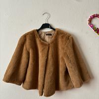 pelliccia coprispalle marrone