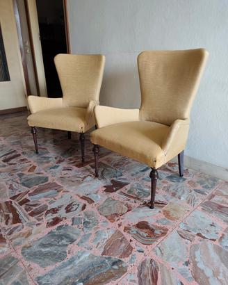 Coppia di poltroncine vintage anni '50/'60 - Stile