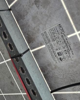 Impianto fotovoltaico funzionante