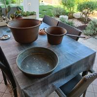 Paioli in rame fine 800 inizio 900