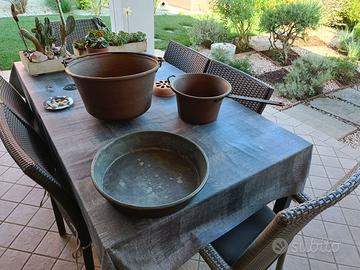 Paioli in rame fine 800 inizio 900