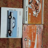 Lotto Libretti Uso Manutenzioni Volvo Fiat Talbot