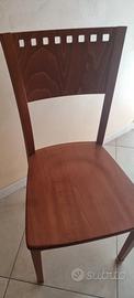 Sedie in legno ciliegio 