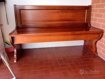 Panca contenitore con schienale