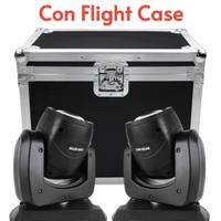 Teste Mobili Beam Spot Led 100 watt + Flight Case