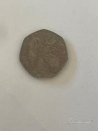 Moneta 1 Pound Sterlina Britannica 1990