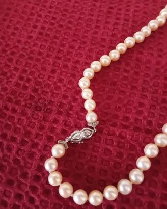 collana in perle coltivate