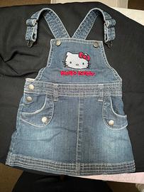 Salopette jeans Hello Kitty