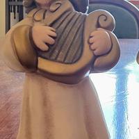 Angelo thun con arpa