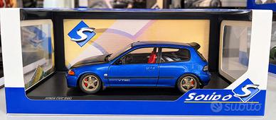 Solido honda civic eg6 1991 blu 1:18 solido works