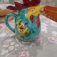 Brocca Gallina dipinta a mano