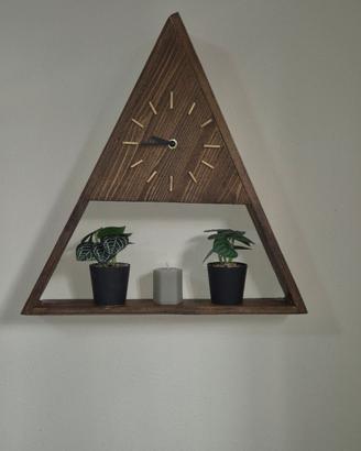 orologio in legno da parete