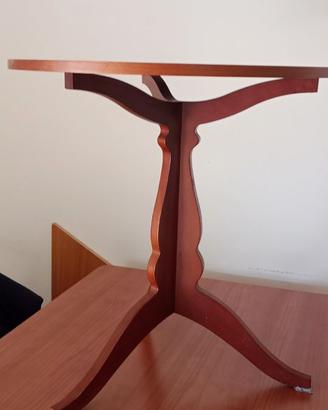 Tavolino rotondo in legno