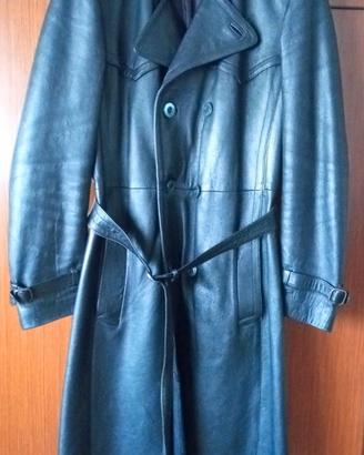 Cappotto e pantaloni vera pelle, uomo