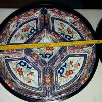 PIATTO girevole base i legno e ceramica Cina