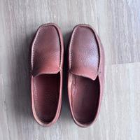 Mocassini Geox marroni pelle uomo